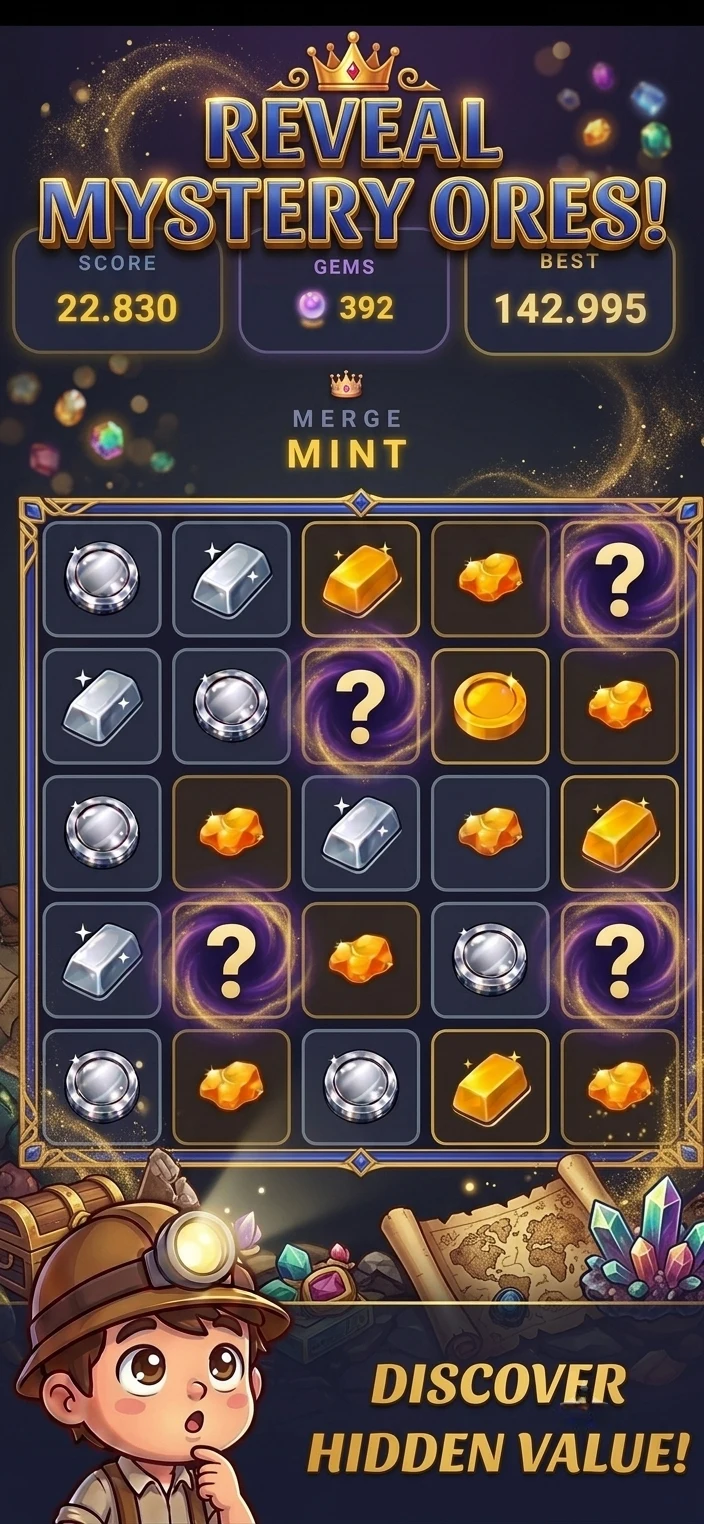 Merge Mint: Wealth Puzzle screenshot