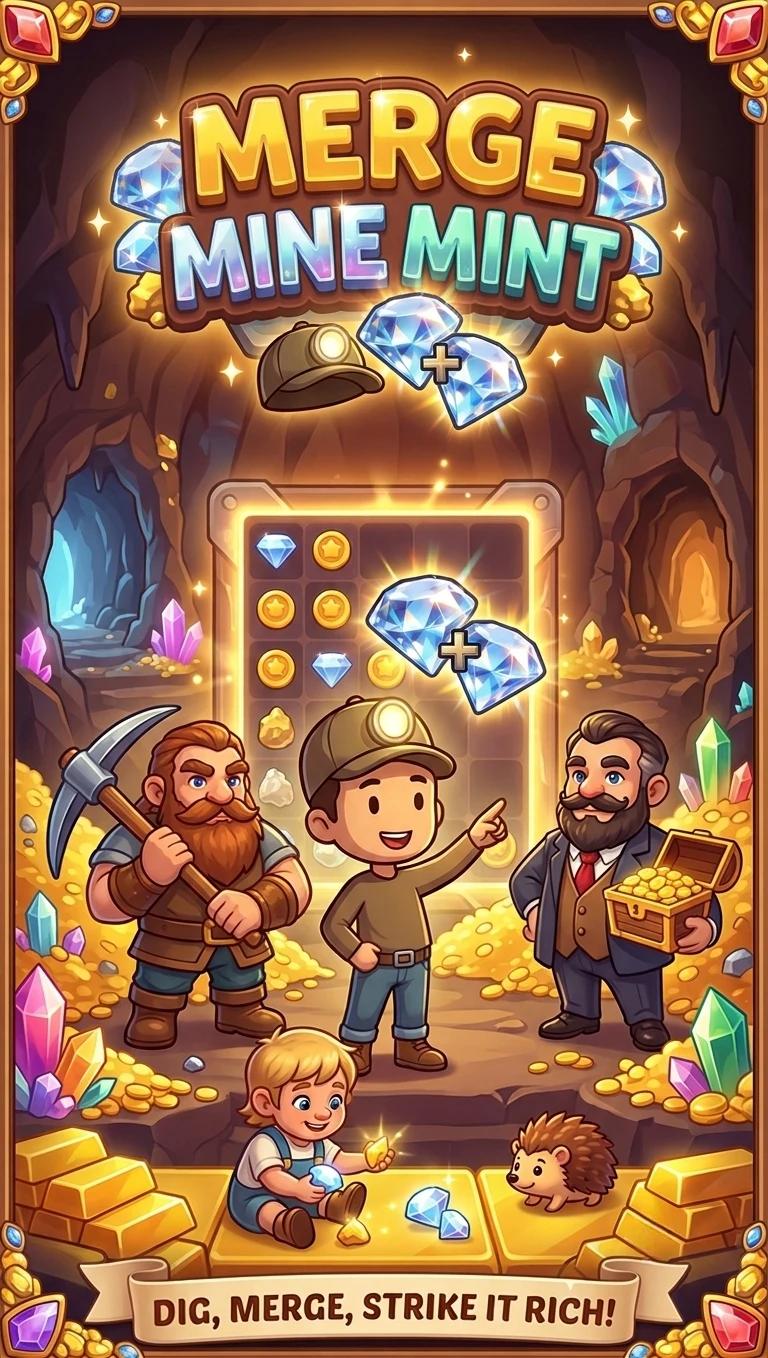Merge Mint: Wealth Puzzle screenshot